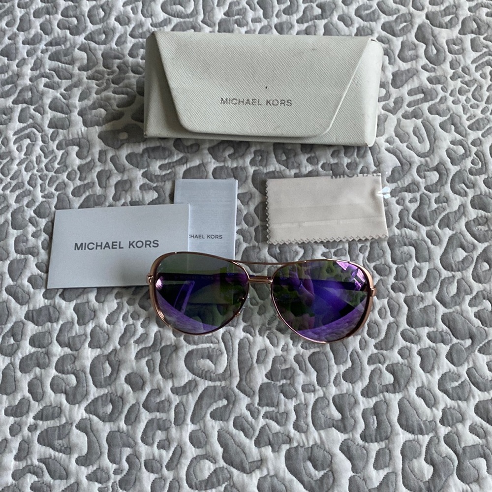 Michael kors purple sunglasses